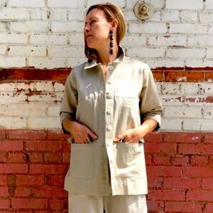 Ilana Kohn Mabel jacket 1x oat